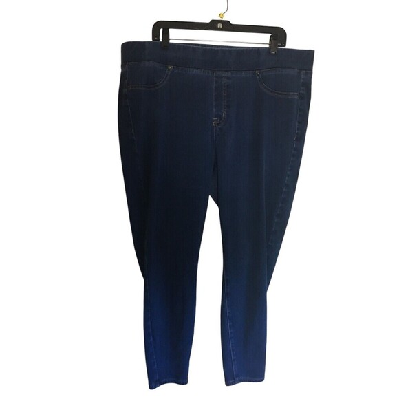 Venezia Jeggings Women's Size 22 Blue Cotton Blend Leggings Jeans - Picture 1 of 6